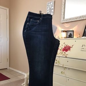 Used in good condition boot cut jeans.
